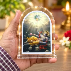 Lord Vishnu L Shape Acrylic Showpiece 3 X 3.5 Inch For Home, Office And Car (F176295) Lord Vishnu L Shape Acrylic Showpiece 3 X 3.5 Inch For Home, Office And Car (F176295)