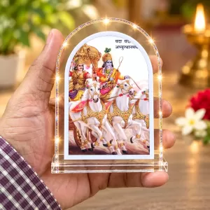 Lord Krishna L Shape Acrylic Showpiece 3 X 3.5 Inch For Home, Office And Car (F176296) Lord Krishna L Shape Acrylic Showpiece 3 X 3.5 Inch For Home, Office And Car (F176296)
