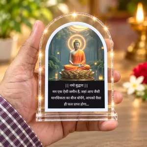 Buddha L Shape Acrylic Showpiece 3 X 3.5 Inch For Home, Office And Car (F176299) Buddha L Shape Acrylic Showpiece 3 X 3.5 Inch For Home, Office And Car (F176299)