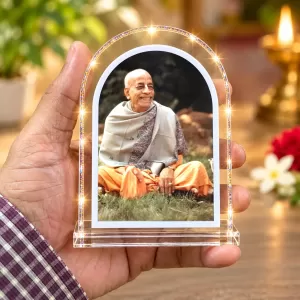 Srila Prabhupada L Shape Acrylic Showpiece 3 X 3.5 Inch For Home, Office And Car (F176300) Srila Prabhupada L Shape Acrylic Showpiece 3 X 3.5 Inch For Home, Office And Car (F176300)