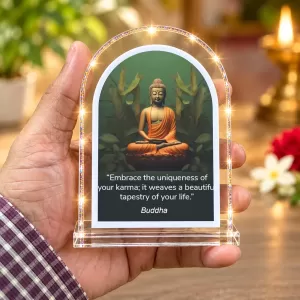 Buddha L Shape Acrylic Showpiece 3 X 3.5 Inch For Home, Office And Car (F176314) Buddha L Shape Acrylic Showpiece 3 X 3.5 Inch For Home, Office And Car (F176314)