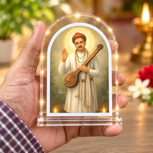 Shree Namdev Maharaj L Shape Acrylic Showpiece 3 X 3.5 Inch For Home, Office And Car (F176315) Shree Namdev Maharaj L Shape Acrylic Showpiece 3 X 3.5 Inch For Home, Office And Car (F176315)