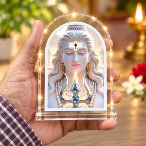 Lord Shiva L Shape Acrylic Showpiece 3 X 3.5 Inch For Home, Office And Car (F176316) Lord Shiva L Shape Acrylic Showpiece 3 X 3.5 Inch For Home, Office And Car (F176316)