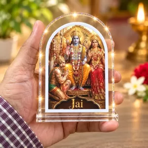 Lord Ram L Shape Acrylic Showpiece 3 X 3.5 Inch For Home, Office And Car (F176332) Lord Ram L Shape Acrylic Showpiece 3 X 3.5 Inch For Home, Office And Car (F176332)