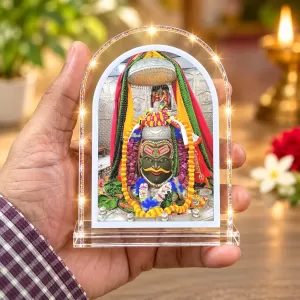 Mahakal L Shape Acrylic Showpiece 3 X 3.5 Inch For Home, Office And Car (F176347) Mahakal L Shape Acrylic Showpiece 3 X 3.5 Inch For Home, Office And Car (F176347)