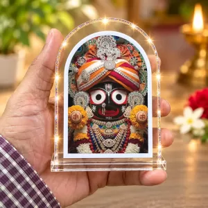 Lord Jagannath L Shape Acrylic Showpiece 3 X 3.5 Inch For Home, Office And Car (F176353) Lord Jagannath L Shape Acrylic Showpiece 3 X 3.5 Inch For Home, Office And Car (F176353)