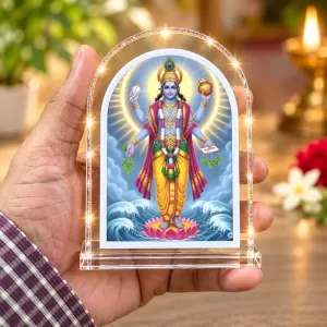 Lord Vishnu L Shape Acrylic Showpiece 3 X 3.5 Inch For Home, Office And Car (F176361) Lord Vishnu L Shape Acrylic Showpiece 3 X 3.5 Inch For Home, Office And Car (F176361)