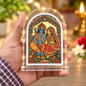 Ram Sita L Shape Acrylic Showpiece 3 X 3.5 Inch For Home, Office And Car (F176363) Ram Sita L Shape Acrylic Showpiece 3 X 3.5 Inch For Home, Office And Car (F176363)
