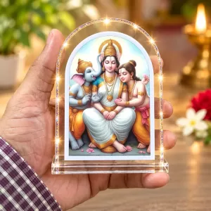 Maa Durga L Shape Acrylic Showpiece 3 X 3.5 Inch For Home, Office And Car (F176370) Maa Durga L Shape Acrylic Showpiece 3 X 3.5 Inch For Home, Office And Car (F176370)