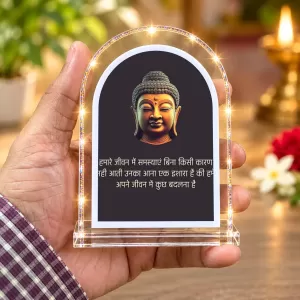 Buddha L Shape Acrylic Showpiece 3 X 3.5 Inch For Home, Office And Car (F176371) Buddha L Shape Acrylic Showpiece 3 X 3.5 Inch For Home, Office And Car (F176371)