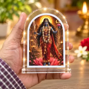 Goddess Kali L Shape Acrylic Showpiece 3 X 3.5 Inch For Home, Office And Car (F176377) Goddess Kali L Shape Acrylic Showpiece 3 X 3.5 Inch For Home, Office And Car (F176377)