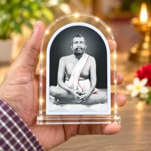 Ramakrishna Paramahamsa L Shape Acrylic Showpiece 3 X 3.5 Inch For Home, Office And Car (F176379) Ramakrishna Paramahamsa L Shape Acrylic Showpiece 3 X 3.5 Inch For Home, Office And Car (F176379)