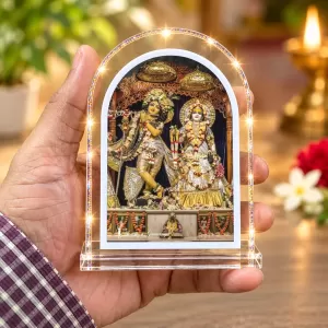 Radha Krishna L Shape Acrylic Showpiece 3 X 3.5 Inch For Home, Office And Car (F176389) Radha Krishna L Shape Acrylic Showpiece 3 X 3.5 Inch For Home, Office And Car (F176389)