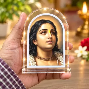 Shree Chaitannya L Shape Acrylic Showpiece 3 X 3.5 Inch For Home, Office And Car (F176395) Shree Chaitannya L Shape Acrylic Showpiece 3 X 3.5 Inch For Home, Office And Car (F176395)