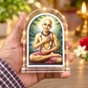 Shree Chaitannya L Shape Acrylic Showpiece 3 X 3.5 Inch For Home, Office And Car (F176415) Shree Chaitannya L Shape Acrylic Showpiece 3 X 3.5 Inch For Home, Office And Car (F176415)