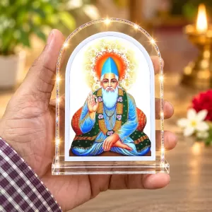 Saint Kabir Das L Shape Acrylic Showpiece 3 X 3.5 Inch For Home, Office And Car (F176426)
