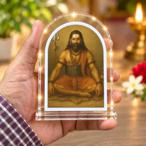 Adi Guru Shankaracharya L Shape Acrylic Showpiece 3 X 3.5 Inch For Home, Office And Car (F176427) Adi Guru Shankaracharya L Shape Acrylic Showpiece 3 X 3.5 Inch For Home, Office And Car (F176427)