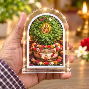 Tulsi L Shape Acrylic Showpiece 3 X 3.5 Inch For Home, Office And Car (F176460) Tulsi L Shape Acrylic Showpiece 3 X 3.5 Inch For Home, Office And Car (F176460)