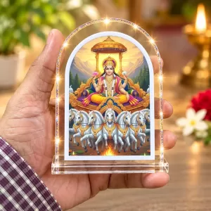 Lord Surya L Shape Acrylic Showpiece 3 X 3.5 Inch For Home, Office And Car (F176467) Lord Surya L Shape Acrylic Showpiece 3 X 3.5 Inch For Home, Office And Car (F176467)