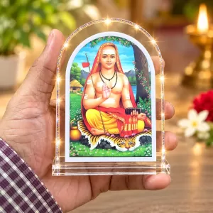 Adi Guru Shankaracharya L Shape Acrylic Showpiece 3 X 3.5 Inch For Home, Office And Car (F176480) Adi Guru Shankaracharya L Shape Acrylic Showpiece 3 X 3.5 Inch For Home, Office And Car (F176480)