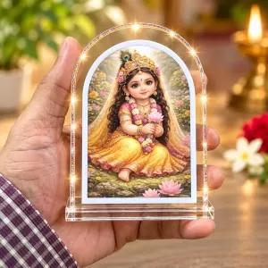 Baby Radha L Shape Acrylic Showpiece 3 X 3.5 Inch For Home, Office And Car (F176481) Baby Radha L Shape Acrylic Showpiece 3 X 3.5 Inch For Home, Office And Car (F176481)