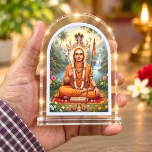 Adi Guru Shankaracharya L Shape Acrylic Showpiece 3 X 3.5 Inch For Home, Office And Car (F176486) Adi Guru Shankaracharya L Shape Acrylic Showpiece 3 X 3.5 Inch For Home, Office And Car (F176486)