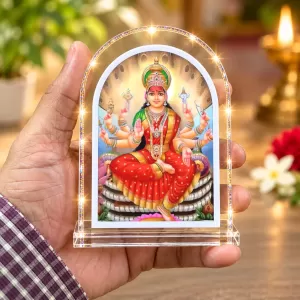 Maa Manasa L Shape Acrylic Showpiece 3 X 3.5 Inch For Home, Office And Car (F176491) Maa Manasa L Shape Acrylic Showpiece 3 X 3.5 Inch For Home, Office And Car (F176491)