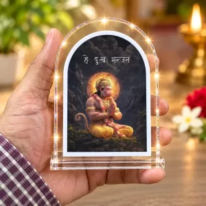 Hanuman L Shape Acrylic Showpiece 3 X 3.5 Inch For Home, Office And Car (F176493) Hanuman L Shape Acrylic Showpiece 3 X 3.5 Inch For Home, Office And Car (F176493)
