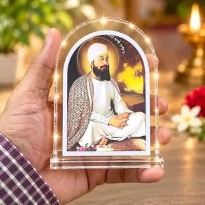 Guru Nanak Ji L Shape Acrylic Showpiece 3 X 3.5 Inch For Home, Office And Car (F176505) Guru Nanak Ji L Shape Acrylic Showpiece 3 X 3.5 Inch For Home, Office And Car (F176505)