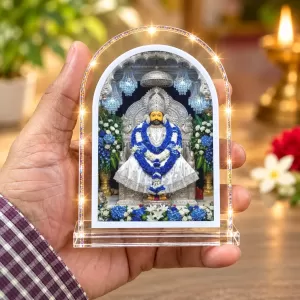Khatu Shyam L Shape Acrylic Showpiece 3 X 3.5 Inch For Home, Office And Car (F176530) Khatu Shyam L Shape Acrylic Showpiece 3 X 3.5 Inch For Home, Office And Car (F176530)