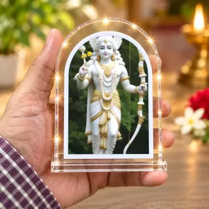 Lord Rama L Shape Acrylic Showpiece 3 X 3.5 Inch For Home, Office And Car (F176545) Lord Rama L Shape Acrylic Showpiece 3 X 3.5 Inch For Home, Office And Car (F176545)