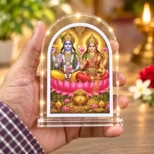 Lakshmi Narayana L Shape Acrylic Showpiece 3 X 3.5 Inch For Home, Office And Car (F176551) Lakshmi Narayana L Shape Acrylic Showpiece 3 X 3.5 Inch For Home, Office And Car (F176551)