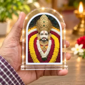 Khatu Shyam L Shape Acrylic Showpiece 3 X 3.5 Inch For Home, Office And Car (F176565) Khatu Shyam L Shape Acrylic Showpiece 3 X 3.5 Inch For Home, Office And Car (F176565)
