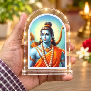 Lord Rama L Shape Acrylic Showpiece 3 X 3.5 Inch For Home, Office And Car (F176567) Lord Rama L Shape Acrylic Showpiece 3 X 3.5 Inch For Home, Office And Car (F176567)
