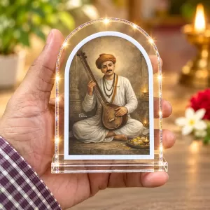 Shree Namdev Maharaj L Shape Acrylic Showpiece 3 X 3.5 Inch For Home, Office And Car (F176573) Shree Namdev Maharaj L Shape Acrylic Showpiece 3 X 3.5 Inch For Home, Office And Car (F176573)