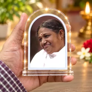 Mata Amritanandamayi L Shape Acrylic Showpiece 3 X 3.5 Inch For Home, Office And Car (F176580) Mata Amritanandamayi L Shape Acrylic Showpiece 3 X 3.5 Inch For Home, Office And Car (F176580)