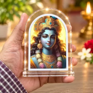 Lord Krishna L Shape Acrylic Showpiece 3 X 3.5 Inch For Home, Office And Car (F176591) Lord Krishna L Shape Acrylic Showpiece 3 X 3.5 Inch For Home, Office And Car (F176591)