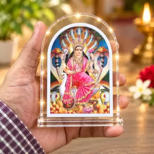 Ma Manasa L Shape Acrylic Showpiece 3 X 3.5 Inch For Home, Office And Car (F176609) Ma Manasa L Shape Acrylic Showpiece 3 X 3.5 Inch For Home, Office And Car (F176609)
