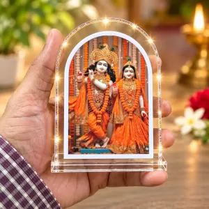 Radha Krishna L Shape Acrylic Showpiece 3 X 3.5 Inch For Home, Office And Car (F176611) Radha Krishna L Shape Acrylic Showpiece 3 X 3.5 Inch For Home, Office And Car (F176611)