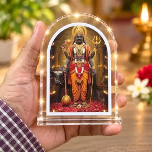 Lord Shani Dev L Shape Acrylic Showpiece 3 X 3.5 Inch For Home, Office And Car (F176636) Lord Shani Dev L Shape Acrylic Showpiece 3 X 3.5 Inch For Home, Office And Car (F176636)