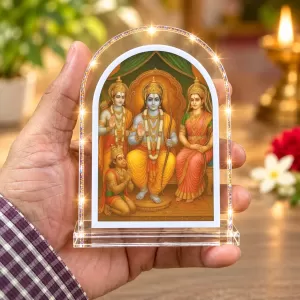 Ram Darbar L Shape Acrylic Showpiece 3 X 3.5 Inch For Home, Office And Car (F176639) Ram Darbar L Shape Acrylic Showpiece 3 X 3.5 Inch For Home, Office And Car (F176639)