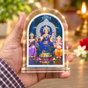 Lakshmi L Shape Acrylic Showpiece 3 X 3.5 Inch For Home, Office And Car (F176643) Lakshmi L Shape Acrylic Showpiece 3 X 3.5 Inch For Home, Office And Car (F176643)