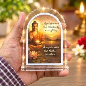 Buddha L Shape Acrylic Showpiece 3 X 3.5 Inch For Home, Office And Car (F176655) Buddha L Shape Acrylic Showpiece 3 X 3.5 Inch For Home, Office And Car (F176655)