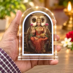 Lakshmi Maa L Shape Acrylic Showpiece 3 X 3.5 Inch For Home, Office And Car (F176656) Lakshmi Maa L Shape Acrylic Showpiece 3 X 3.5 Inch For Home, Office And Car (F176656)