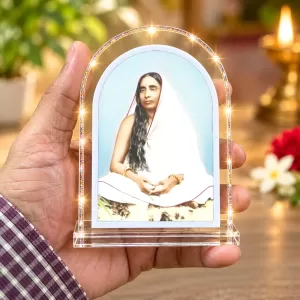 Sarada Devi L Shape Acrylic Showpiece 3 X 3.5 Inch For Home, Office And Car (F176666)