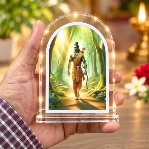 Lord Rama L Shape Acrylic Showpiece 3 X 3.5 Inch For Home, Office And Car (F176669) Lord Rama L Shape Acrylic Showpiece 3 X 3.5 Inch For Home, Office And Car (F176669)