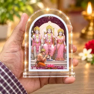 Lord Ram L Shape Acrylic Showpiece 3 X 3.5 Inch For Home, Office And Car (F176671) Lord Ram L Shape Acrylic Showpiece 3 X 3.5 Inch For Home, Office And Car (F176671)
