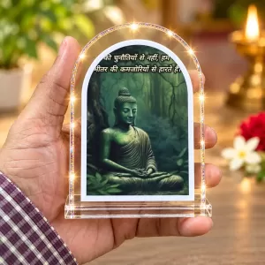 Buddha L Shape Acrylic Showpiece 3 X 3.5 Inch For Home, Office And Car (F176679) Buddha L Shape Acrylic Showpiece 3 X 3.5 Inch For Home, Office And Car (F176679)