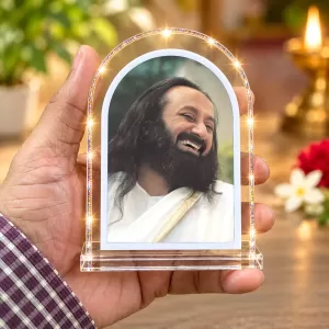 Sri Sri Ravi Shankar L Shape Acrylic Showpiece 3 X 3.5 Inch For Home, Office And Car (F176693) Sri Sri Ravi Shankar L Shape Acrylic Showpiece 3 X 3.5 Inch For Home, Office And Car (F176693)