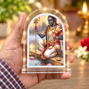 Maa Durga L Shape Acrylic Showpiece 3 X 3.5 Inch For Home, Office And Car (F176704) Maa Durga L Shape Acrylic Showpiece 3 X 3.5 Inch For Home, Office And Car (F176704)